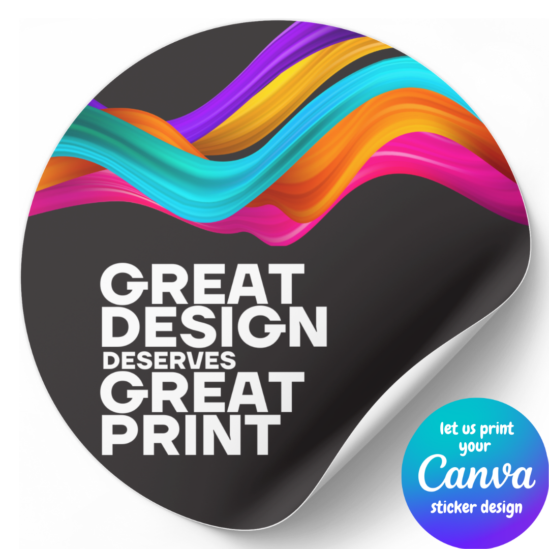 Print My Sticker Canva Design
